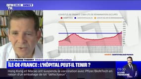 Covid-19: selon le médecin Jean-Pierre Thierry, "sur l'Ile-de-France, le pic prévu est deux fois celui de la deuxième vague"