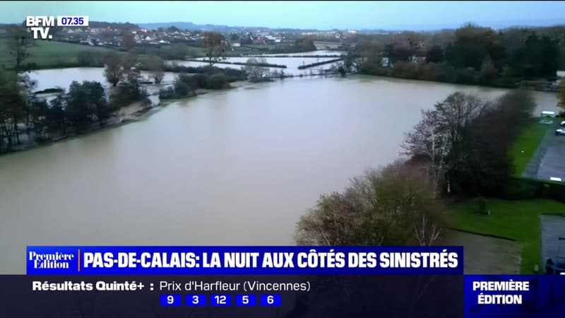 Pas-de-Calais: au coeur de la mairie d'Hesdigneul-lès-Boulogne pour gérer les sinistrés des inondations