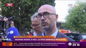 Incendie à Nice : la piste criminelle pour l'instant envisagée