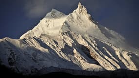 Le sommet du Manaslu, au Népal, en 2010.