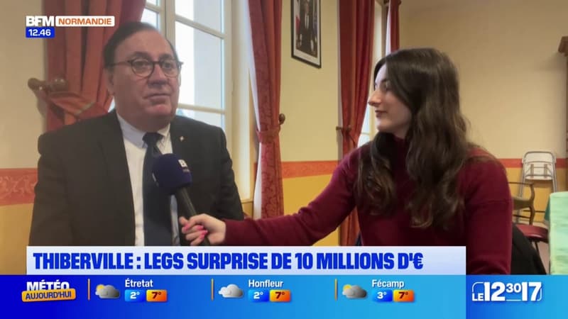  C'est inédit: la joue du maire de Thiberville après un legs surprise de 10 millions d'euros