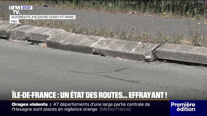 La Cour des comptes pointe le mauvais état des routes en Île-de-France