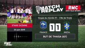 France - Brésil (2-1) : Le goal replay avec les commentaires en live de RMC