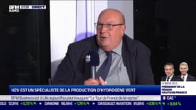 Jean-Marc Léonhardt (Directeur général d'H2V): "L'hydrogène vert servira à alimenter la mobilité lourde, on parle de camion, de bus, de bateau et sur d'autres emplacements, on parlera d'avion"