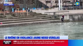 Le Rhône en vigilance jaune neige-verglas ce mercredi