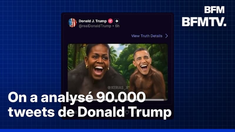 On a analysé 90.000 tweets de Donald Trump: ce qu'on a découvert