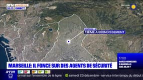 Marseille: un homme percute un agent de sécurité après avoir refusé de payer ses achats