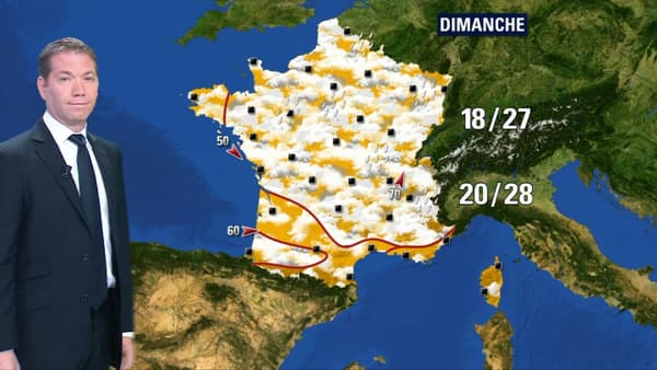 Temps très changeant dimanche sur l'ensemble de la métropole. Temps très changeant dimanche sur l'ensemble de la métropole.