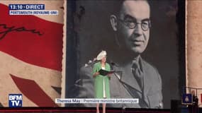 D-Day: Theresa May lit une lettre du capitaine Skinner qu'il a écrit à sa femme deux jours avant les opérations du Débarquement