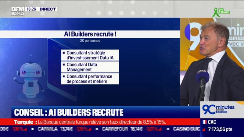 Conseil: le cabinet de conseil indépendant spécialisé dans la transformation Data IA des entreprises AI Builders recrute 20 personnes