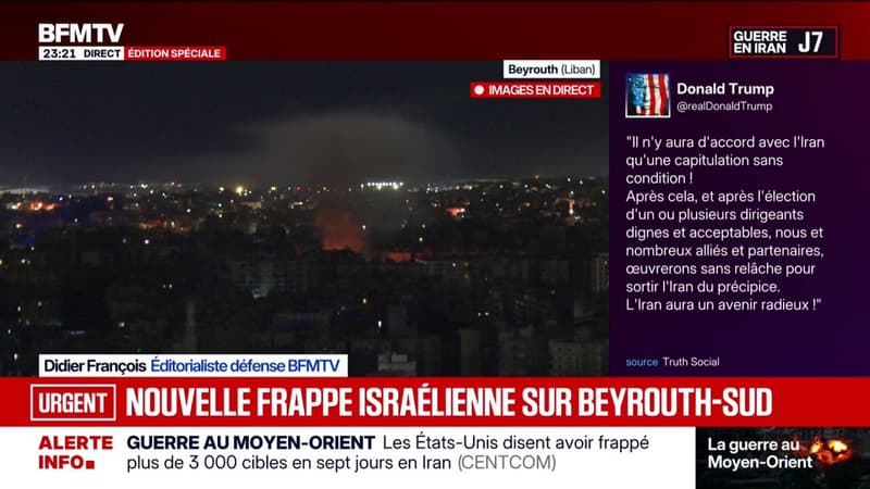 Une nouvelle frappe israélienne a été lancée à Beyrouth-sud, au Liban