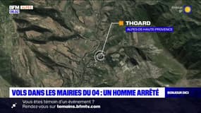 Alpes-de-Haute-Provence: un homme interpellé, soupçonné de vols dans des mairies