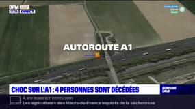 Accident mortel sur l'A1 dans le Pas-de-Calais: le bilan s'alourdit à quatre morts