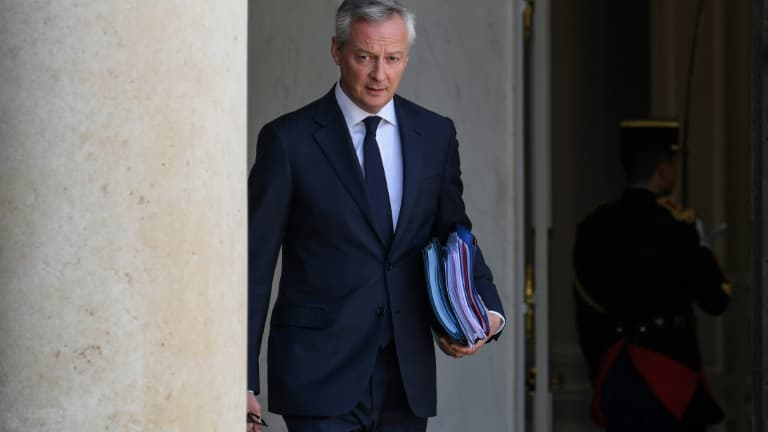 Le ministre de l'Economie et des finances, Bruno Le Maire, au palais de l'Elysée, le 22 juillet 2020