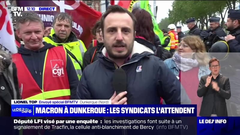 Plusieurs actions prévues pour le déplacement d'Emmanuel Macron à Dunkerque