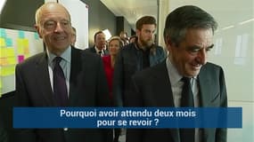 Juppé et Fillon réunis... ambiance glaciale 