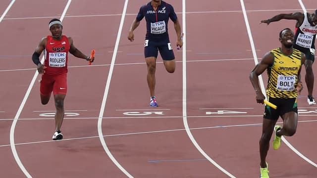 Jimmy Vicaut ne cache pas sa déception à l'arrivée du 4x100 mètres