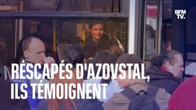 "Nous sommes restés deux mois dans un bunker": ces civils rescapés d’Azovstal témoignent