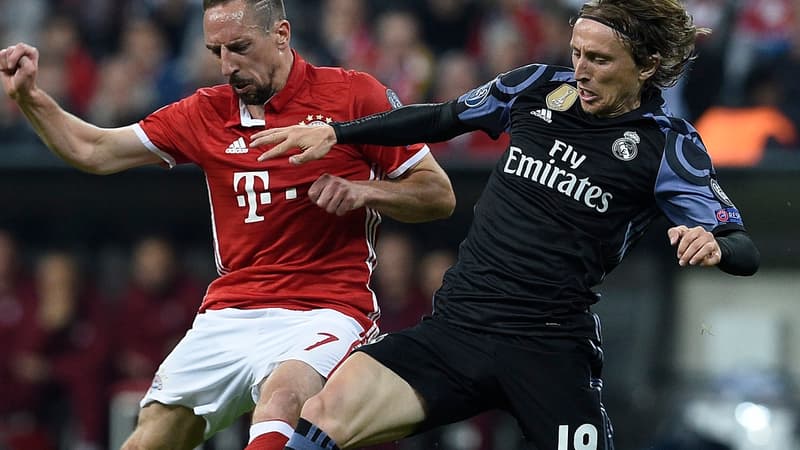 Luka Modric et Franck Ribéry