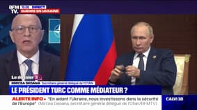 Usage de l'arme nucléaire: pour Mircea Geoana (Otan), "les déclarations de Monsieur Poutine et de son entourage sont irresponsables"