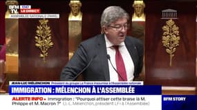 Jean-Luc Mélenchon sur l'immigration: "Le pays mérite mieux qu'un collage de fantasmes et des bricolages de technocrates"