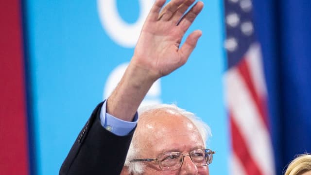 Bernie Sanders et Hillary Clinto dans le New Hampshire le 12 juillet dernier