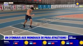 Le Lyonnais Axel Zorzi en pleine préparation pour les Mondiaux de para-athlétisme