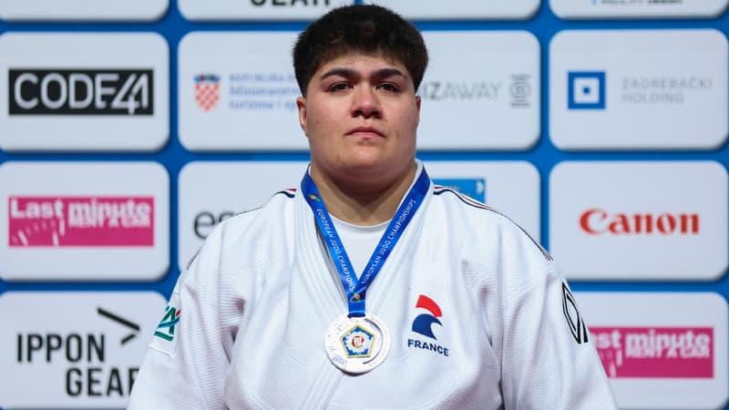 Julia Tolofua aux championnats d'Europe de Zagreb, 27 avril 2024