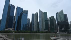 La ville de Singapour en 2021. 