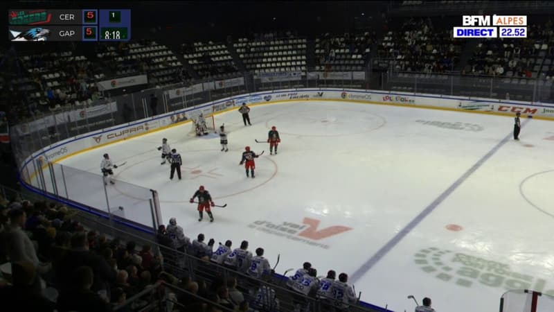 Ligue Magnus: les Rapaces de Gap s'inclinent aux prolongations contre Cergy-Pontoise