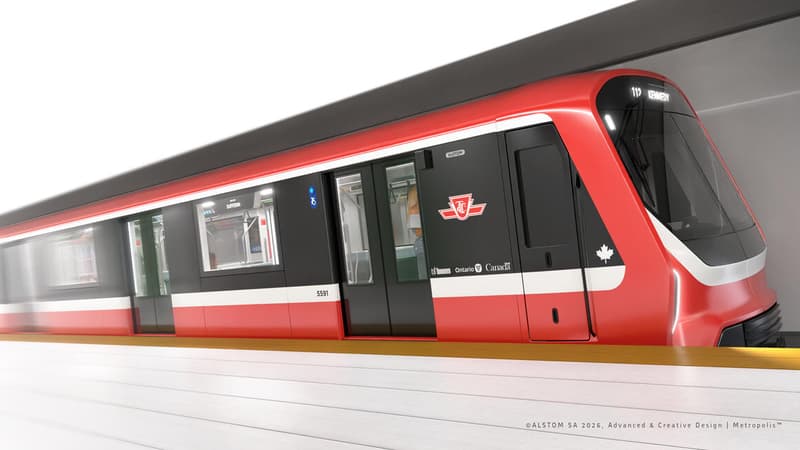 Encore un colossal contrat pour Alstom qui va fournir 70 métros à Toronto pour 1,4 milliard d'euros