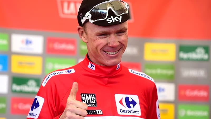 Chris Froome a posé nu sur son vélo