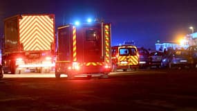 Des secours sur le port de Calais le mercredi 24 novembre