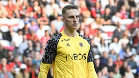 Le gardien de Nice Marcin Bulka face à Lille le 10 novembre 2024