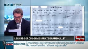 "Les policiers sont gentils, alors j'ai avoué": le génial livre d'or du commissariat de Rambouillet
