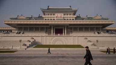 La place Kim Il Sung à Pyongyang, capitale de la Corée du Nord, le 15 novembre 2020 (photo d'illustration).