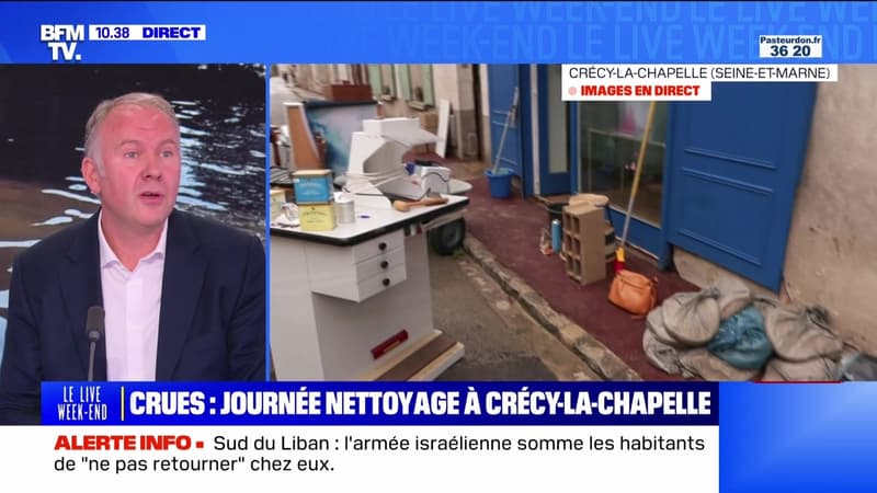 Crues : journée nettoyage à Crécy-la-Chapelle - 12/10