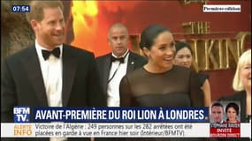 Meghan Markle, le prince Harry, Beyoncé, Jay-Z et Elton John... De nombreuses stars présentes pour l'avant-première du "Roi Lion" à Londres