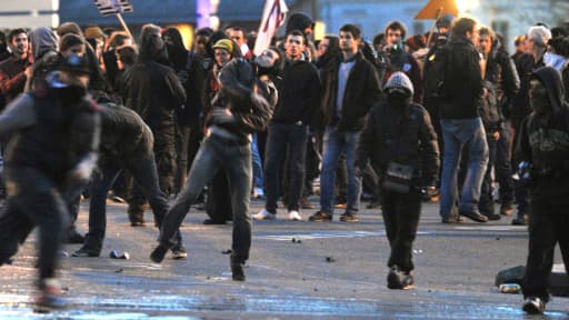 Des manifestants à Nantes, samedi 22 février 2014.