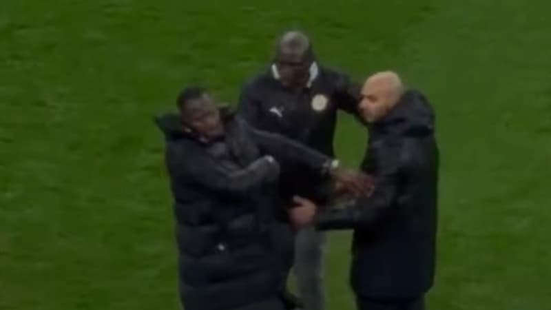 Sénégal-Maroc: la poignée de mains houleuse entre Walid Regragui et Pape Thiaw après la finale
