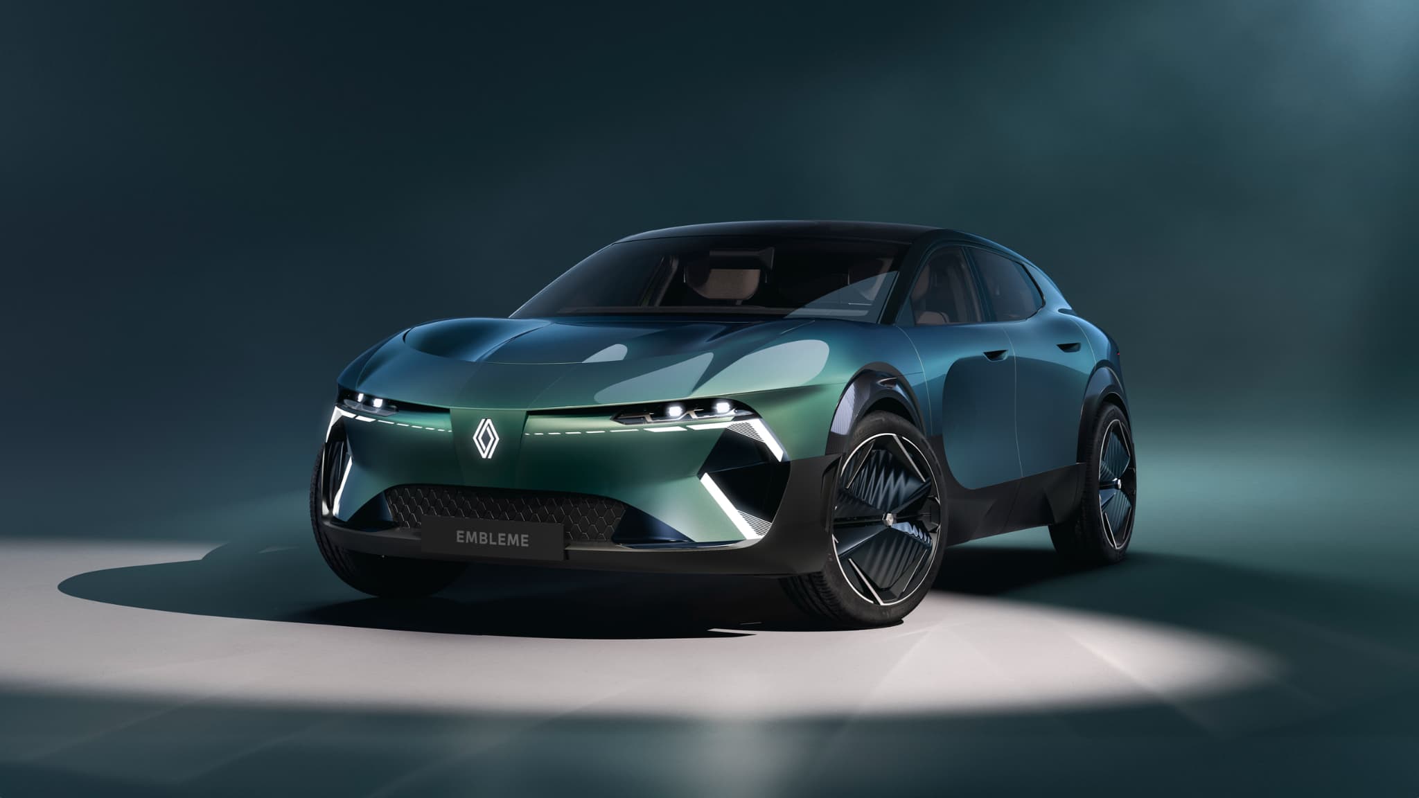 Renault Emblème's demonstration cars revealed to the 2024 car cup.