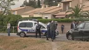 A Istres les policiers à pied d'oeuvre le jour de la fusillade qui a fait trois morts..