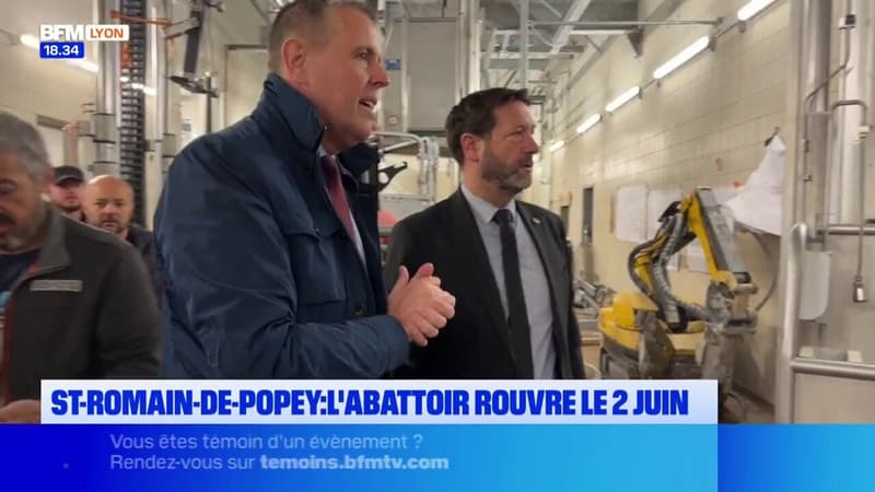 Saint-Romain-de-Popey: l'abatoir rouvre le 2 juin