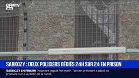 Deux policiers chargés de la sécurité de Nicolas Sarkozy 24h/24h à la prison de la Santé