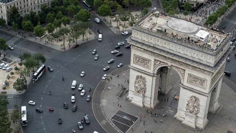 La place de l'Etoile.