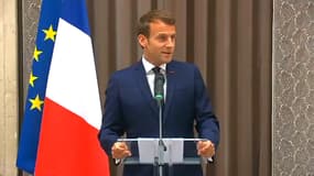 Emmanuel Macron, le 1er mai 2020