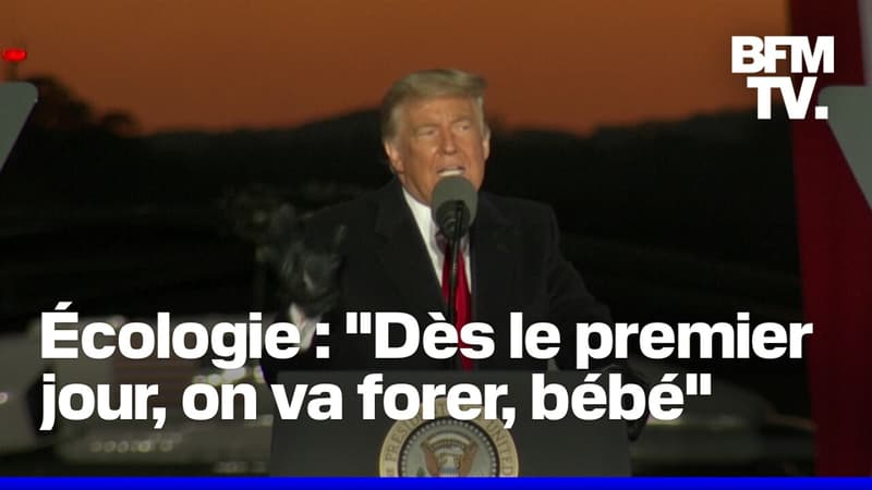 Le retour de Donald Trump à la Maison Blanche est tout sauf une bonne nouvelle pour l'environnement