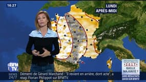 La météo pour ce lundi 25 septembre 2017