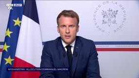 Emmanuel Macron: "L'Afghanistan ne doit pas redevenir le sanctuaire du terrorisme qu'il a été"