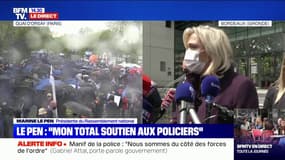 Marine Le Pen (RN): "Il faut qu'on ne puisse plus toucher à un policier sans que les conséquences pénales soient extrêmement dures."